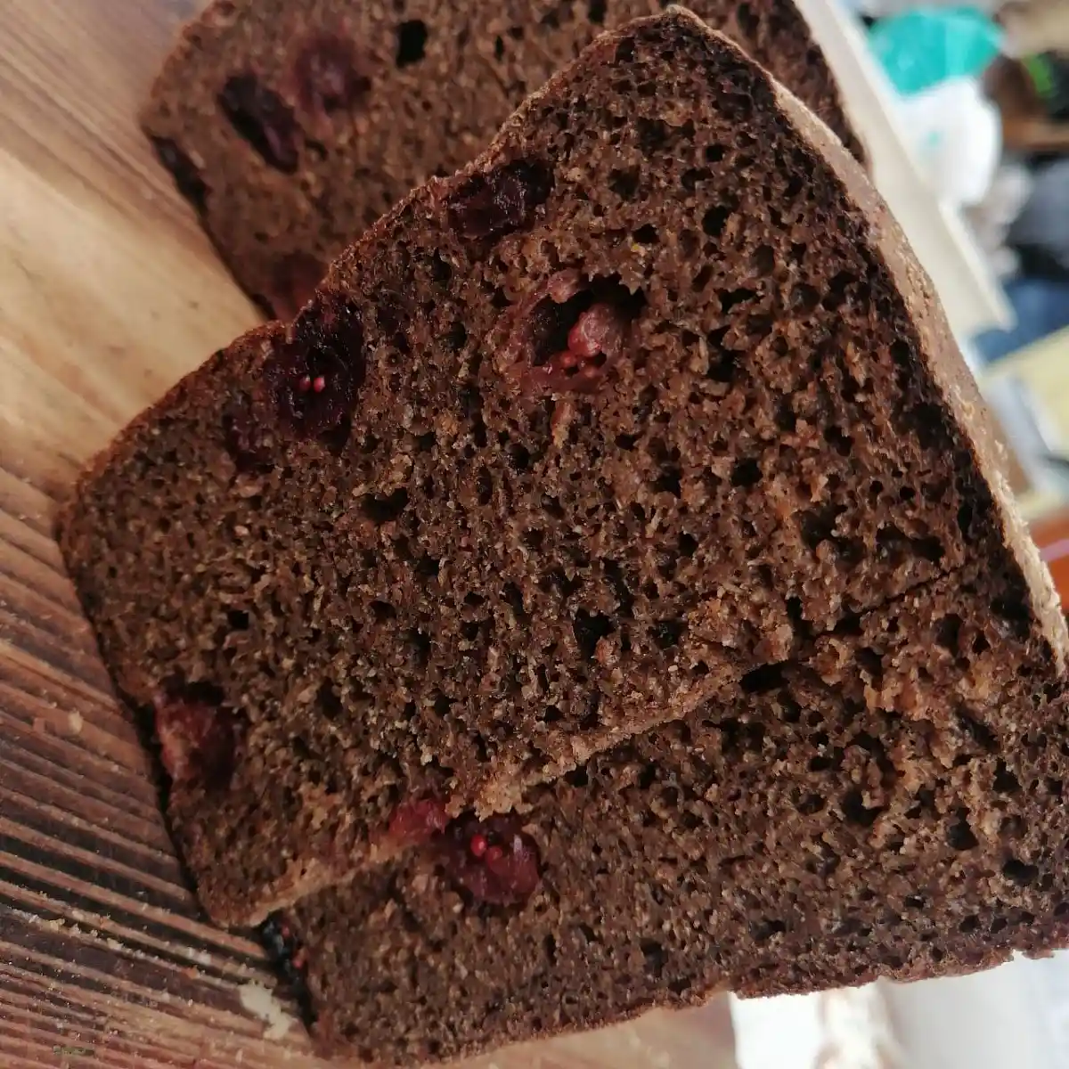 Хлеб ржаной с клюквой фото 2